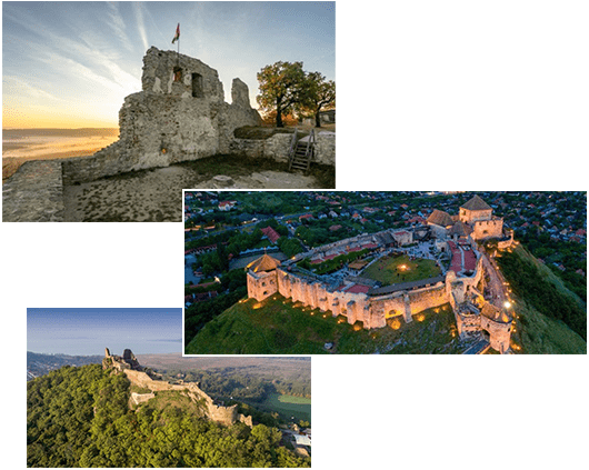 várak, várromok